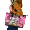 personalised-australia-leather-tote-bag-cute-koala-with-golden-wattle-indigenous-art