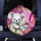 personalised-australia-spare-tire-cover-cute-koala-with-golden-wattle-indigenous-art