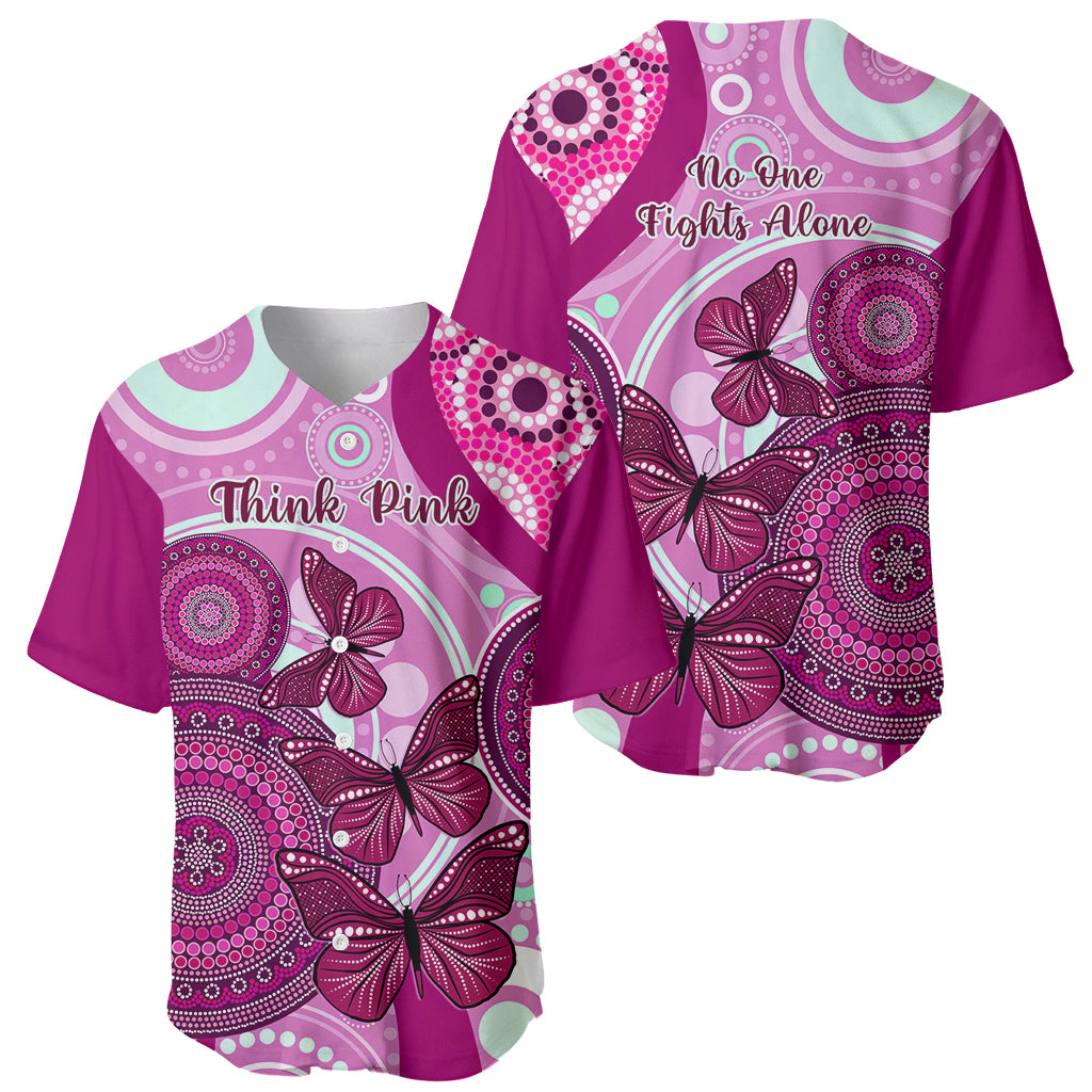 australia-breast-cancer-baseball-jersey-indigenous-butterfly-no-one-fights-alone