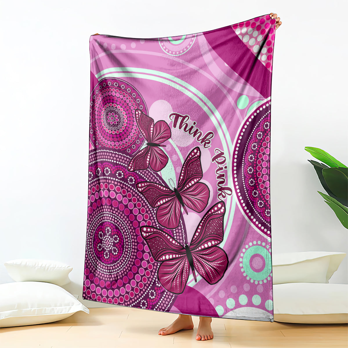 australia-breast-cancer-blanket-indigenous-butterfly-no-one-fights-alone