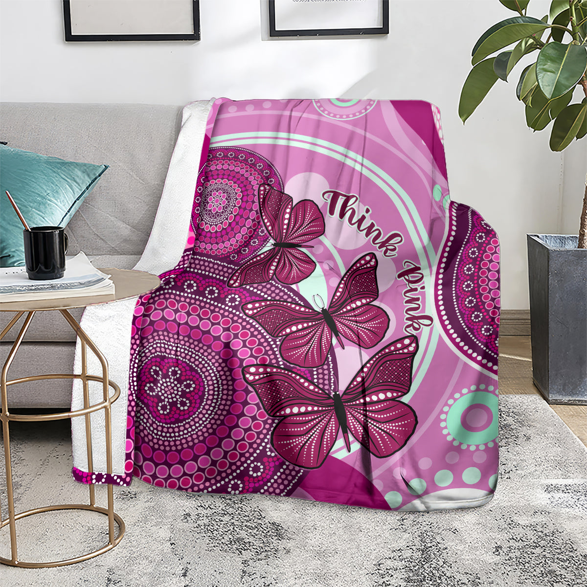 australia-breast-cancer-blanket-indigenous-butterfly-no-one-fights-alone