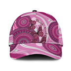 Australia Breast Cancer Classic Cap Indigenous Butterfly No One Fights Alone - Aussie Hoodie