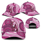 Australia Breast Cancer Classic Cap Indigenous Butterfly No One Fights Alone - Aussie Hoodie