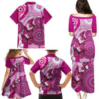 australia-breast-cancer-family-matching-puletasi-dress-and-hawaiian-shirt-indigenous-butterfly-no-one-fights-alone