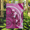 australia-breast-cancer-garden-flag-indigenous-butterfly-no-one-fights-alone