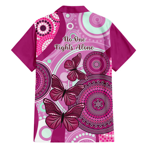 australia-breast-cancer-hawaiian-shirt-indigenous-butterfly-no-one-fights-alone