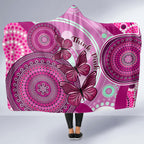australia-breast-cancer-hooded-blanket-indigenous-butterfly-no-one-fights-alone