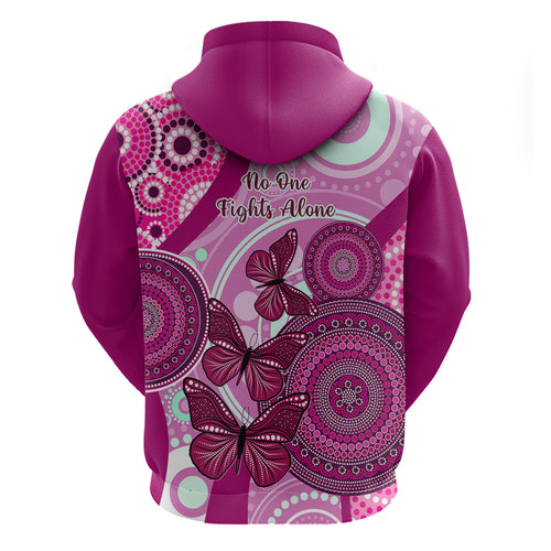 australia-breast-cancer-hoodie-indigenous-butterfly-no-one-fights-alone