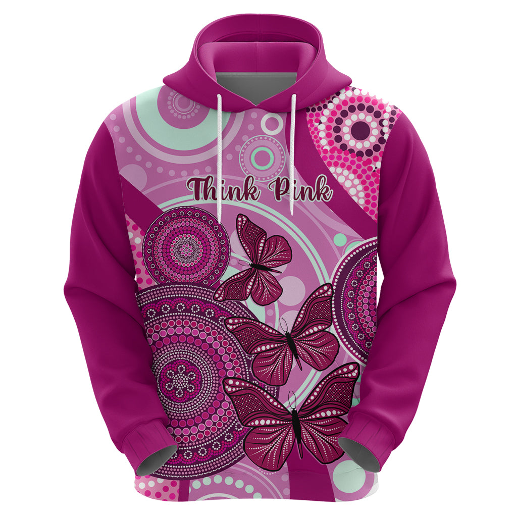australia-breast-cancer-hoodie-indigenous-butterfly-no-one-fights-alone