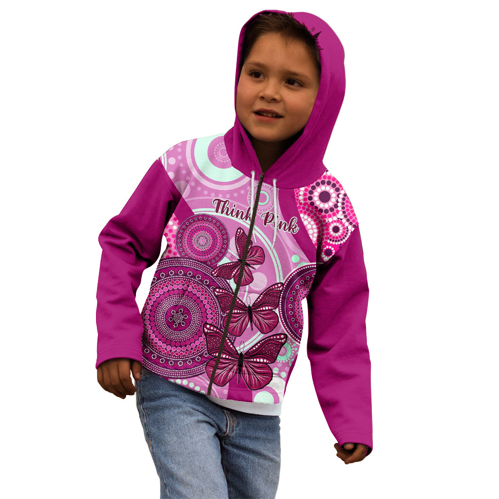 australia-breast-cancer-kid-hoodie-indigenous-butterfly-no-one-fights-alone