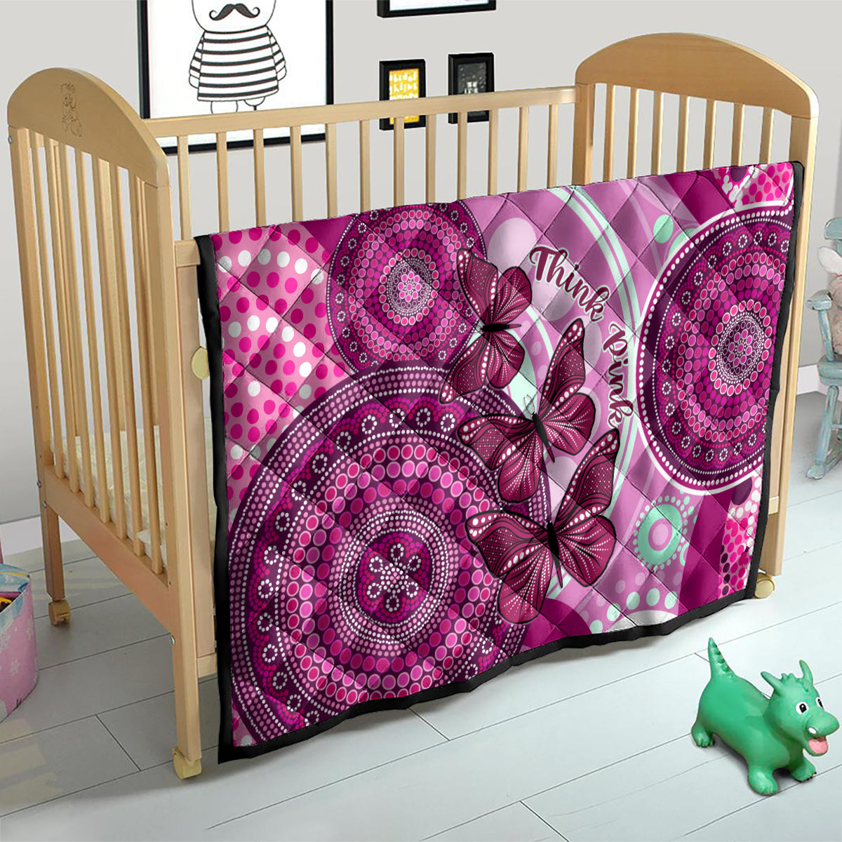australia-breast-cancer-quilt-indigenous-butterfly-no-one-fights-alone