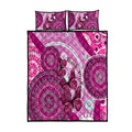 australia-breast-cancer-quilt-bed-set-indigenous-butterfly-no-one-fights-alone