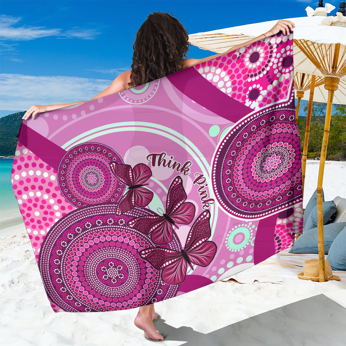 australia-breast-cancer-sarong-indigenous-butterfly-no-one-fights-alone