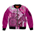 australia-breast-cancer-sleeve-zip-bomber-jacket-indigenous-butterfly-no-one-fights-alone