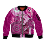 australia-breast-cancer-sleeve-zip-bomber-jacket-indigenous-butterfly-no-one-fights-alone