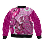 australia-breast-cancer-sleeve-zip-bomber-jacket-indigenous-butterfly-no-one-fights-alone