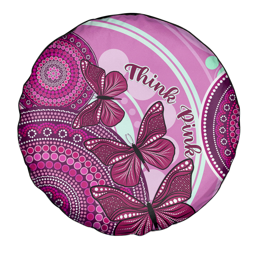 australia-breast-cancer-spare-tire-cover-indigenous-butterfly-no-one-fights-alone