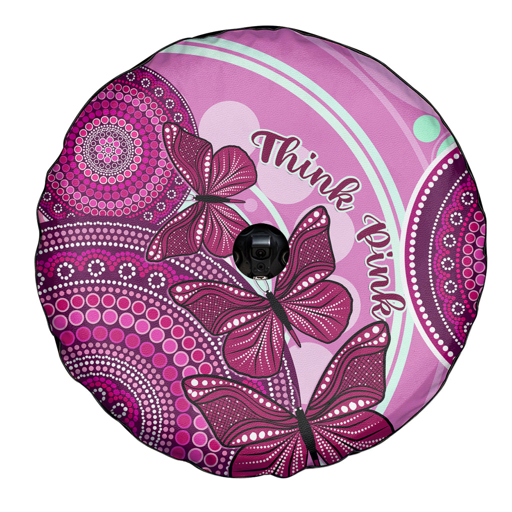 australia-breast-cancer-spare-tire-cover-indigenous-butterfly-no-one-fights-alone