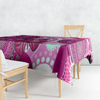 australia-breast-cancer-tablecloth-indigenous-butterfly-no-one-fights-alone