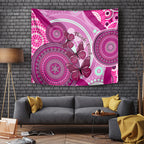 australia-breast-cancer-tapestry-indigenous-butterfly-no-one-fights-alone