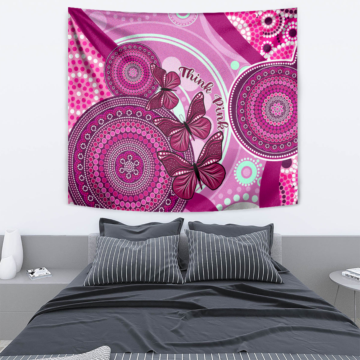 australia-breast-cancer-tapestry-indigenous-butterfly-no-one-fights-alone