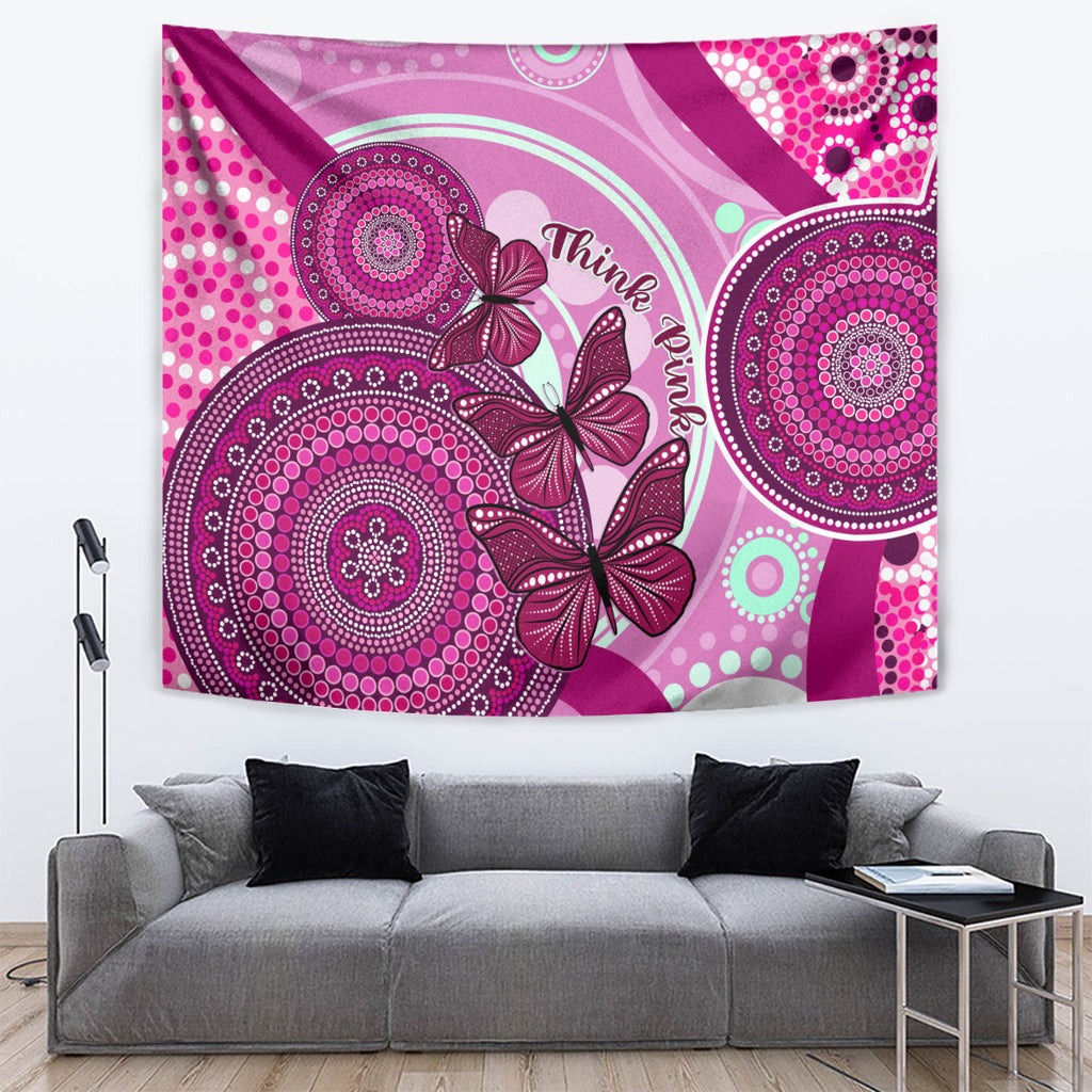 australia-breast-cancer-tapestry-indigenous-butterfly-no-one-fights-alone