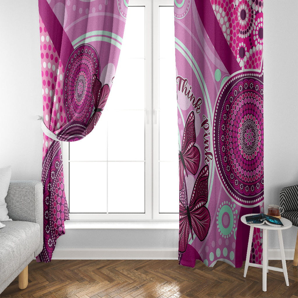 australia-breast-cancer-window-curtain-indigenous-butterfly-no-one-fights-alone