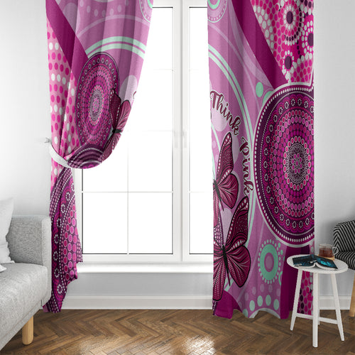 australia-breast-cancer-window-curtain-indigenous-butterfly-no-one-fights-alone