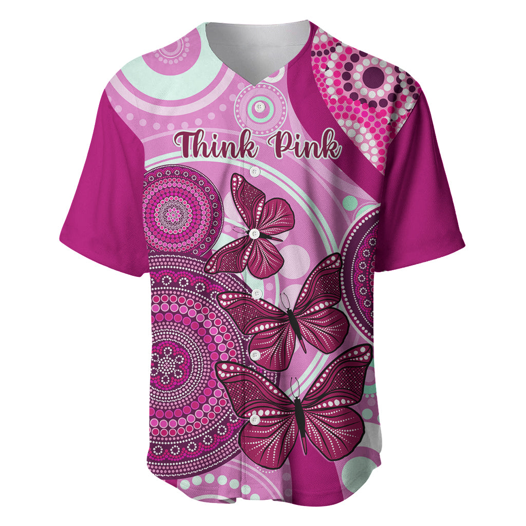 personalised-australia-breast-cancer-baseball-jersey-indigenous-butterfly-no-one-fights-alone