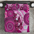 personalised-australia-breast-cancer-bedding-set-indigenous-butterfly-no-one-fights-alone
