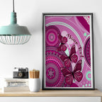 personalised-australia-breast-cancer-canvas-wall-art-indigenous-butterfly-no-one-fights-alone