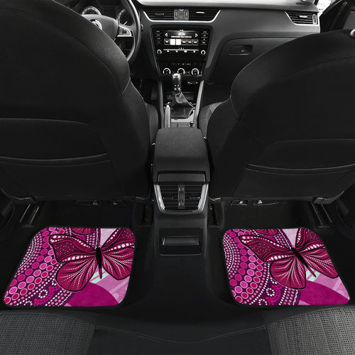 personalised-australia-breast-cancer-car-mats-indigenous-butterfly-no-one-fights-alone