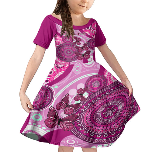 personalised-australia-breast-cancer-family-matching-mermaid-dress-and-hawaiian-shirt-indigenous-butterfly-no-one-fights-alone