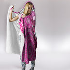personalised-australia-breast-cancer-hooded-blanket-indigenous-butterfly-no-one-fights-alone