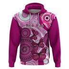 personalised-australia-breast-cancer-hoodie-indigenous-butterfly-no-one-fights-alone