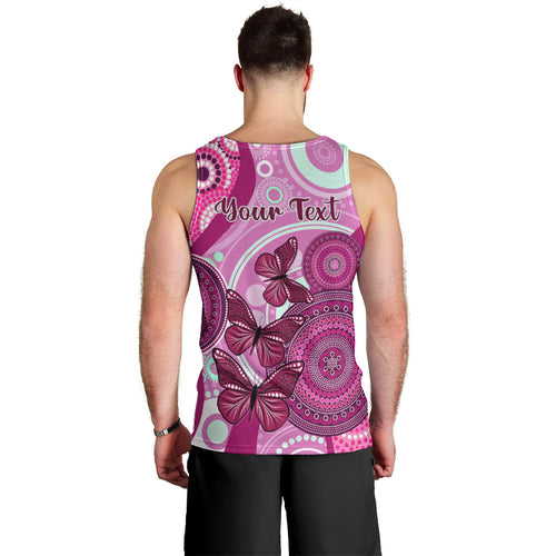 personalised-australia-breast-cancer-men-tank-top-indigenous-butterfly-no-one-fights-alone
