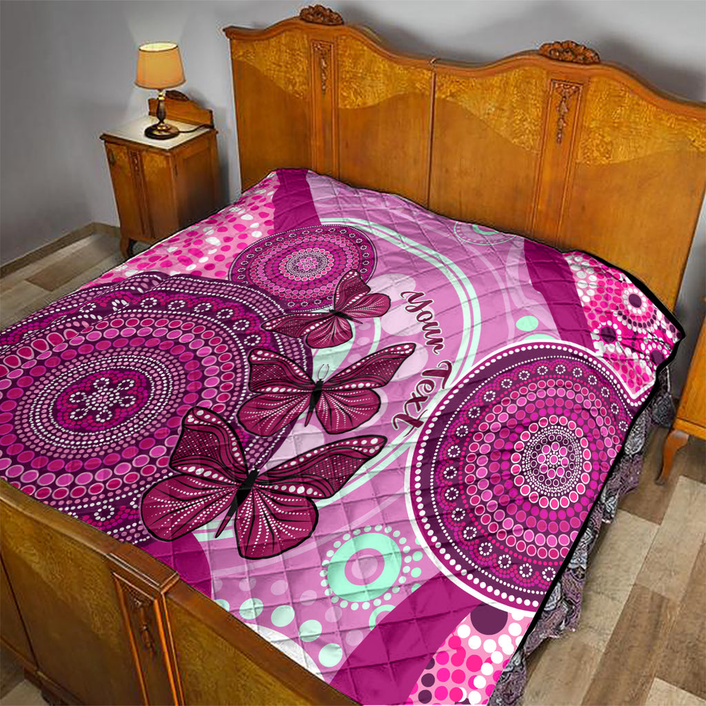 personalised-australia-breast-cancer-quilt-indigenous-butterfly-no-one-fights-alone