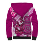 personalised-australia-breast-cancer-sherpa-hoodie-indigenous-butterfly-no-one-fights-alone