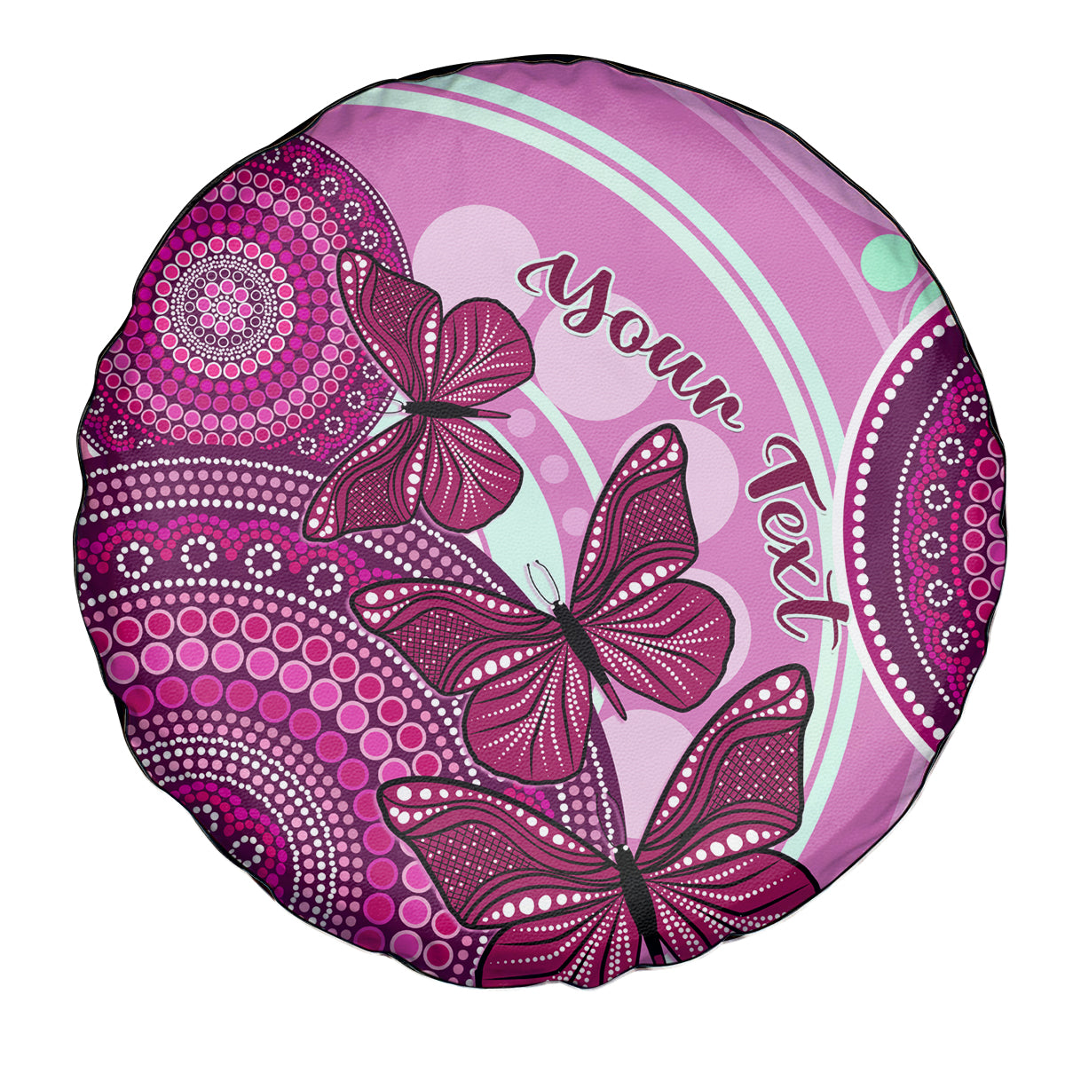 personalised-australia-breast-cancer-spare-tire-cover-indigenous-butterfly-no-one-fights-alone