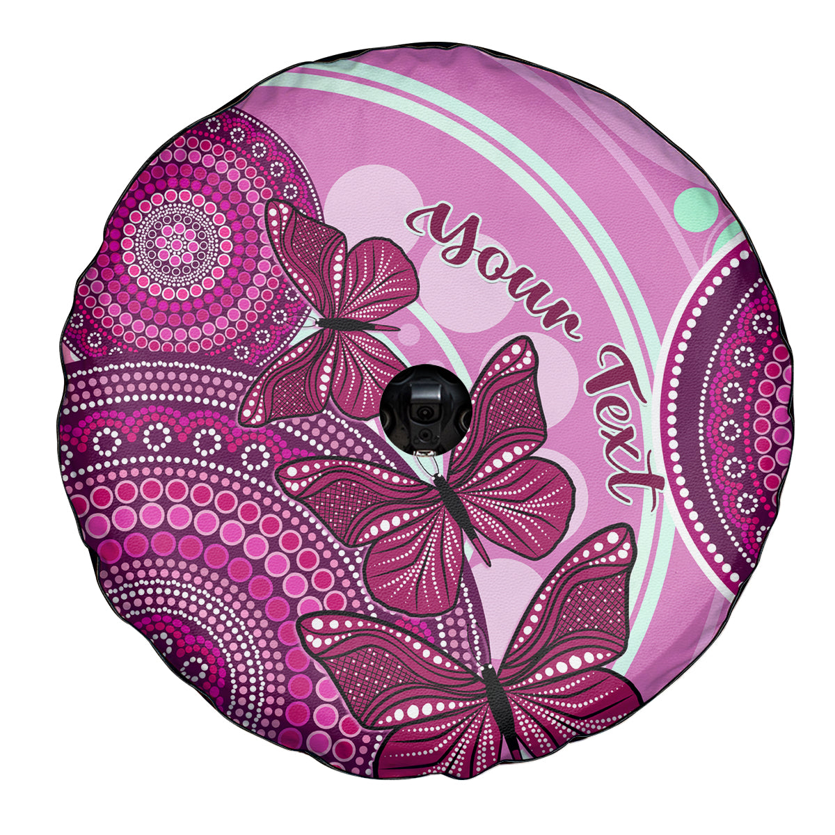 personalised-australia-breast-cancer-spare-tire-cover-indigenous-butterfly-no-one-fights-alone