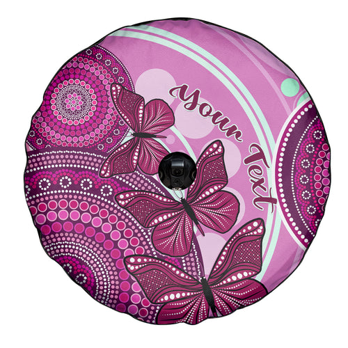 personalised-australia-breast-cancer-spare-tire-cover-indigenous-butterfly-no-one-fights-alone