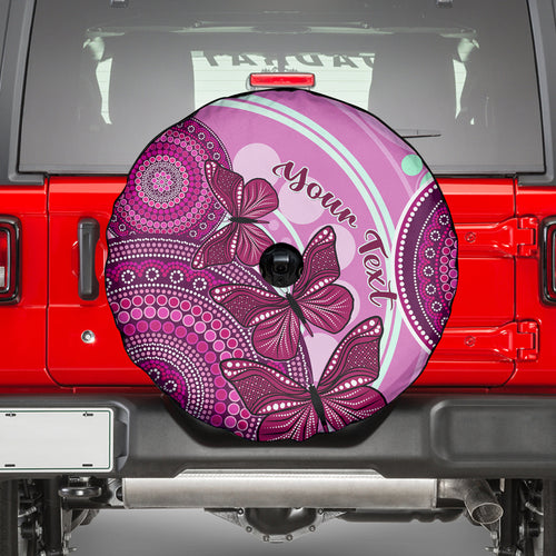 personalised-australia-breast-cancer-spare-tire-cover-indigenous-butterfly-no-one-fights-alone