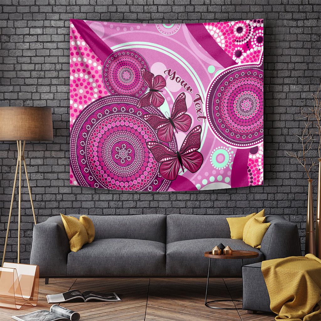 personalised-australia-breast-cancer-tapestry-indigenous-butterfly-no-one-fights-alone