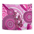 personalised-australia-breast-cancer-tapestry-indigenous-butterfly-no-one-fights-alone