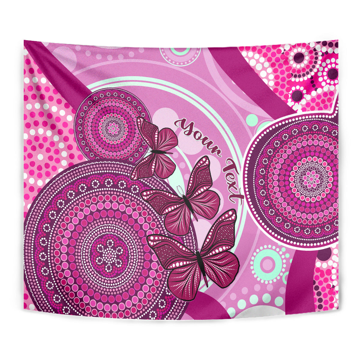 personalised-australia-breast-cancer-tapestry-indigenous-butterfly-no-one-fights-alone