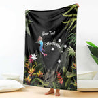Personalised Australia Cassowary Blanket Dinosaur Bird - Rainforest Vibes
