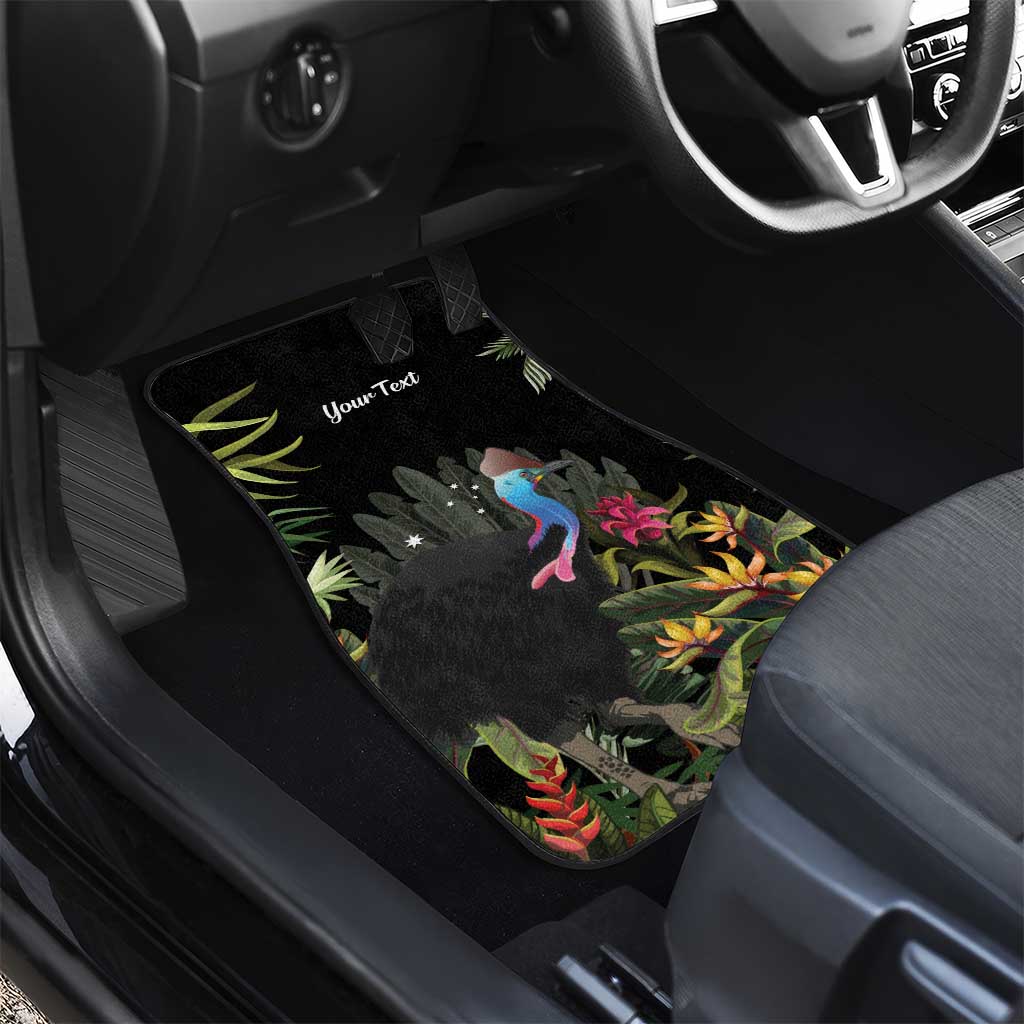 Personalised Australia Cassowary Car Mats Dinosaur Bird - Rainforest Vibes