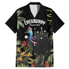 Personalised Australia Cassowary Family Matching Mermaid Dress and Hawaiian Shirt Dinosaur Bird - Rainforest Vibes