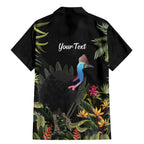 Personalised Australia Cassowary Family Matching Mermaid Dress and Hawaiian Shirt Dinosaur Bird - Rainforest Vibes