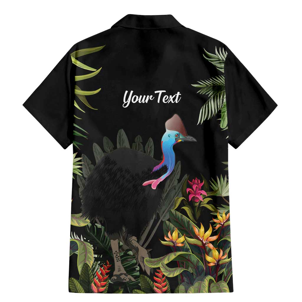 Personalised Australia Cassowary Family Matching Mermaid Dress and Hawaiian Shirt Dinosaur Bird - Rainforest Vibes